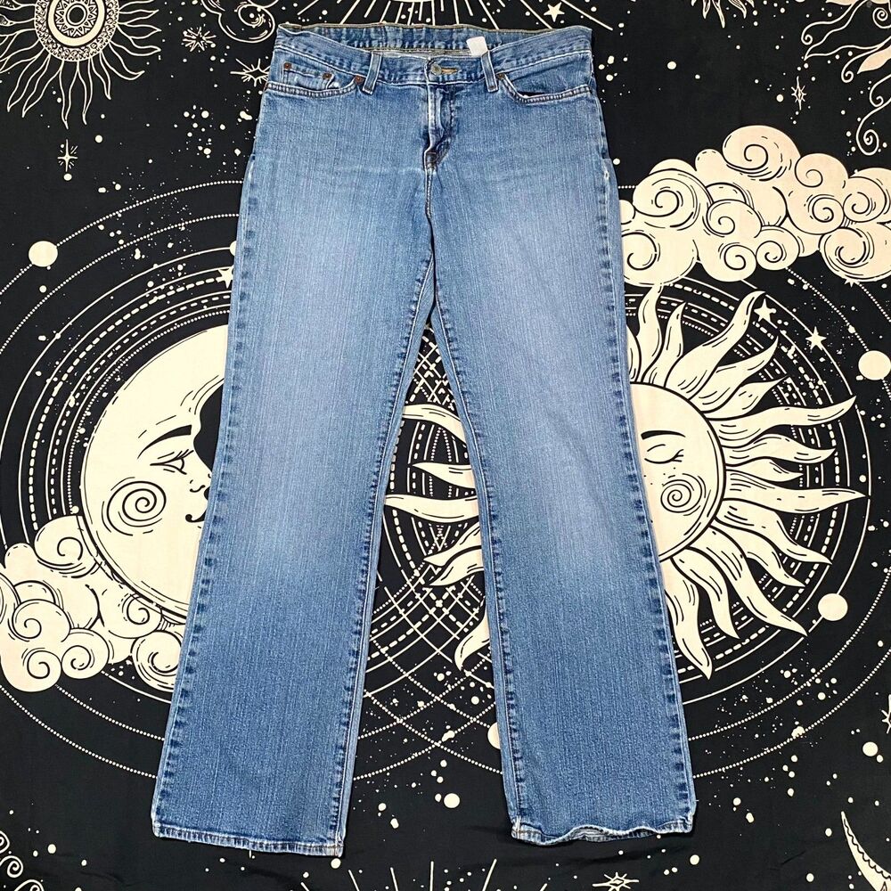 Lucky Brand Soho Jeans Women's 30x30 Blue Cotton Denim Bootcut Workwear Stretch